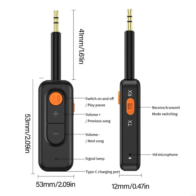 2025 Новый слуховой адаптер Bluetooth-совместимый 5.4 приемник и передатчик для