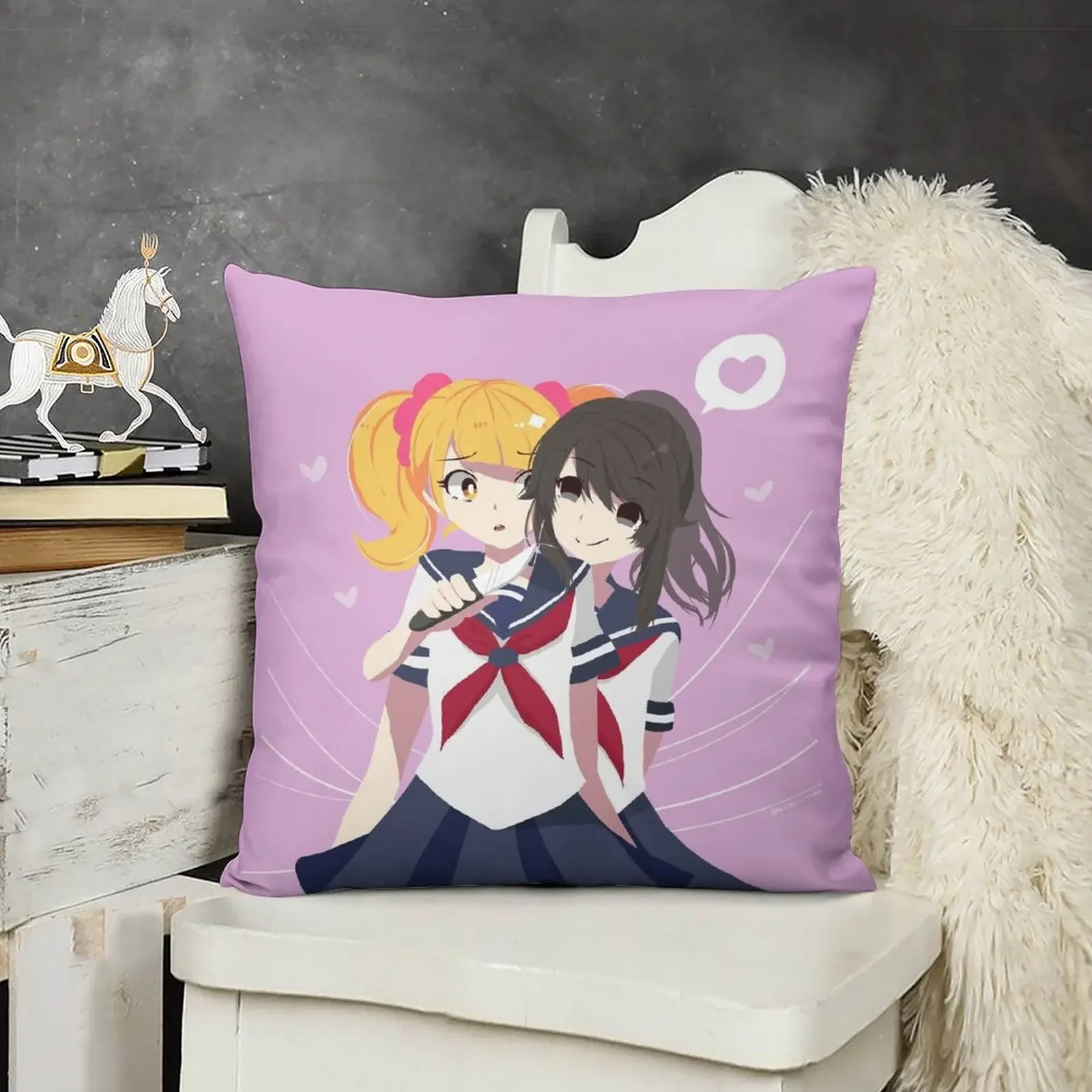 Декоративная подушка Ayano and Osana полиэстер