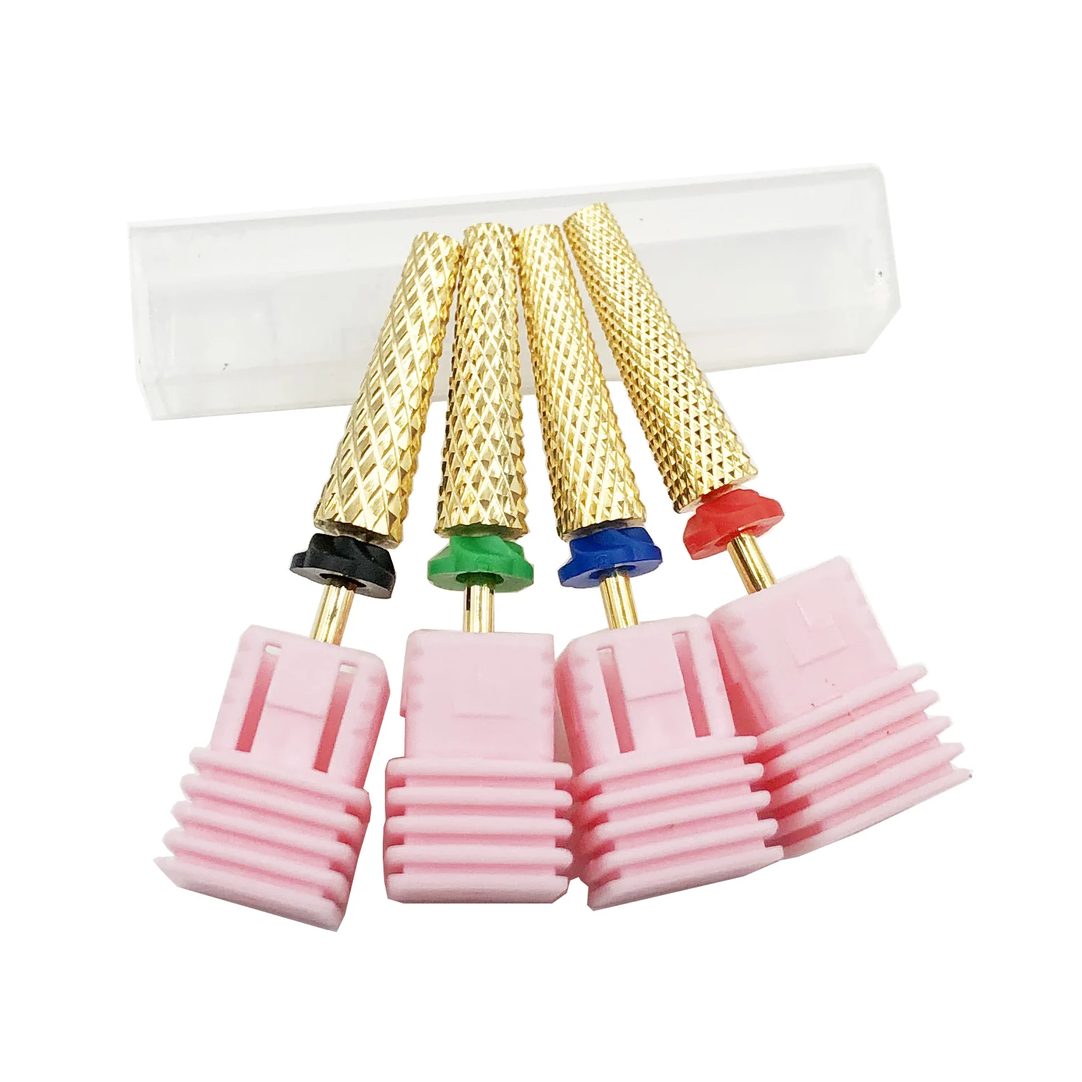 

24 мм длинные конические сверла для ногтей из карбида вольфрама фреза для кутикулы для ногтей насадка для мозолей аксессуары для электрической маникюрной дрели