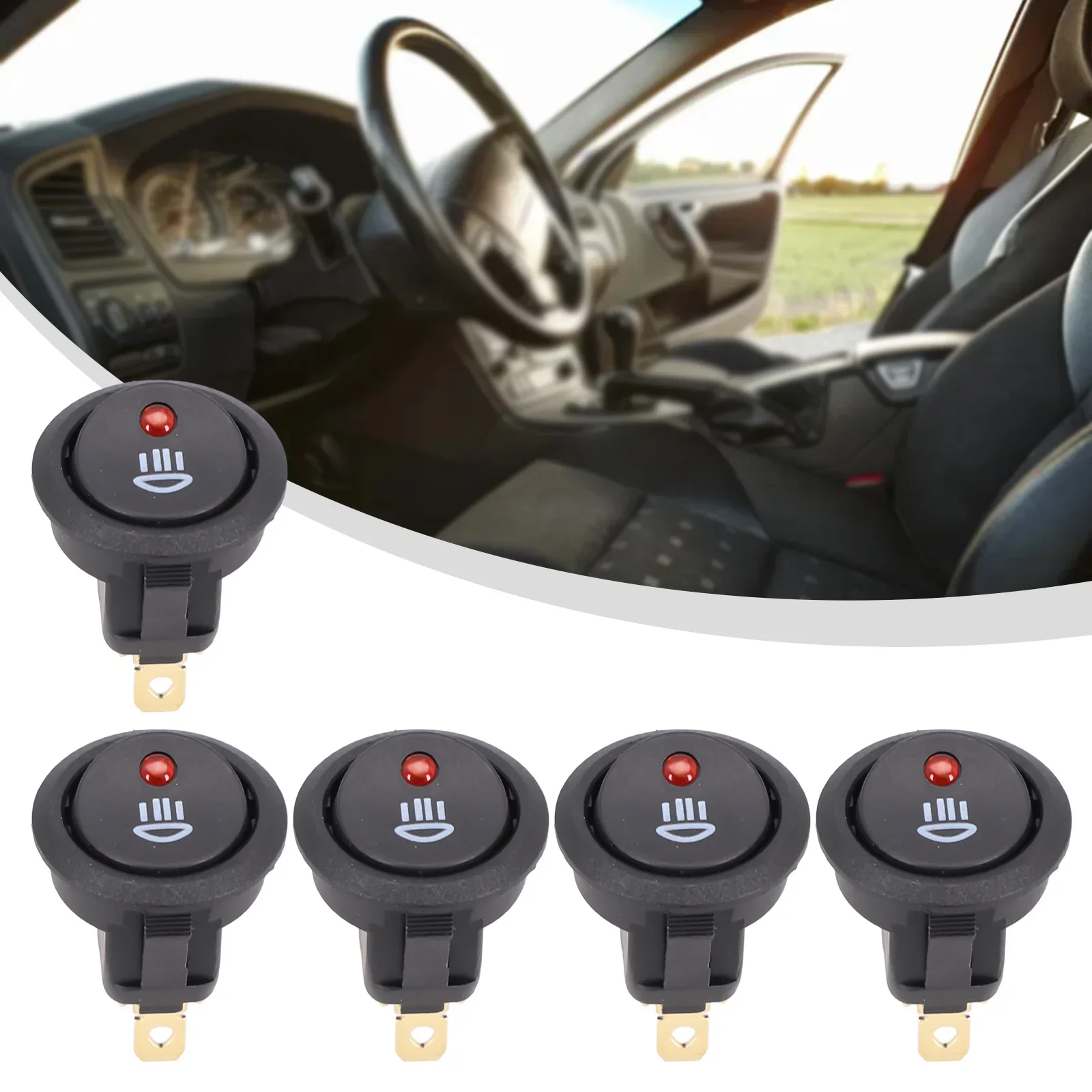 Кулисный Переключатель ВКЛ./ВЫКЛ. Из АБС-пластика V A для автомобиля грузовика из