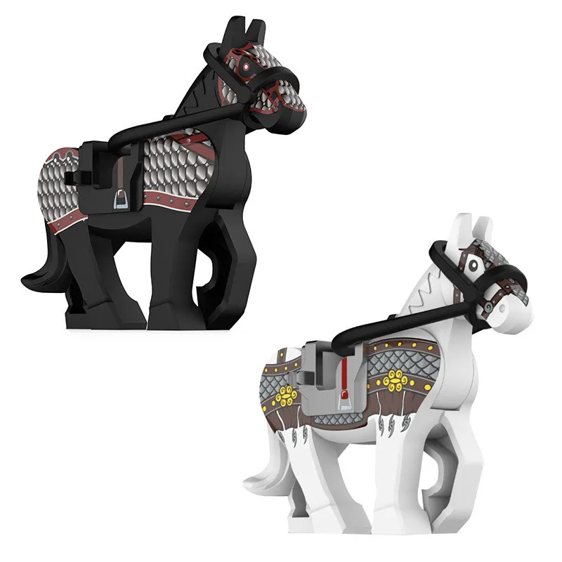 2022 г. креативный город средневековая Военная романтика модель военной лошади