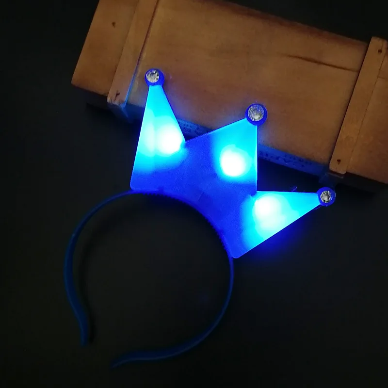 5 синих флуоресцентных палочек Сияющая Звезда пятиугольные светящиеся палочки