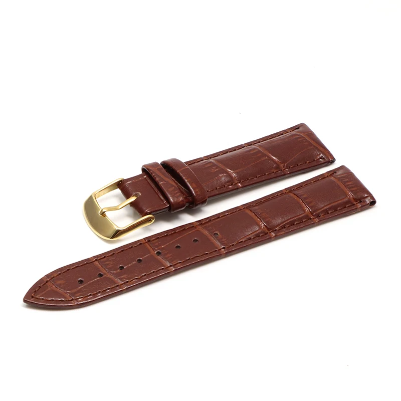 watch band 18mm 20m 22mm 24mm Genuine Leather Band Luxury Watch Band Belt Wrist Watches Ladies Band Red Black White
