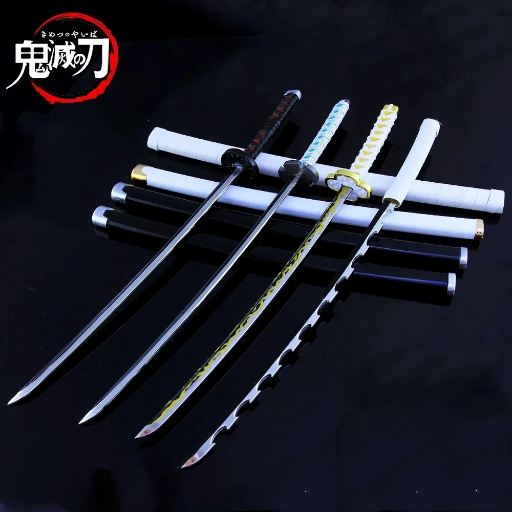 

Demon Slayer Real Katana Swords 25cm Anime Demon Slayer Cosplay Metal Props Weapon Cosplay Props Battle Read Edge Bedroom Decor