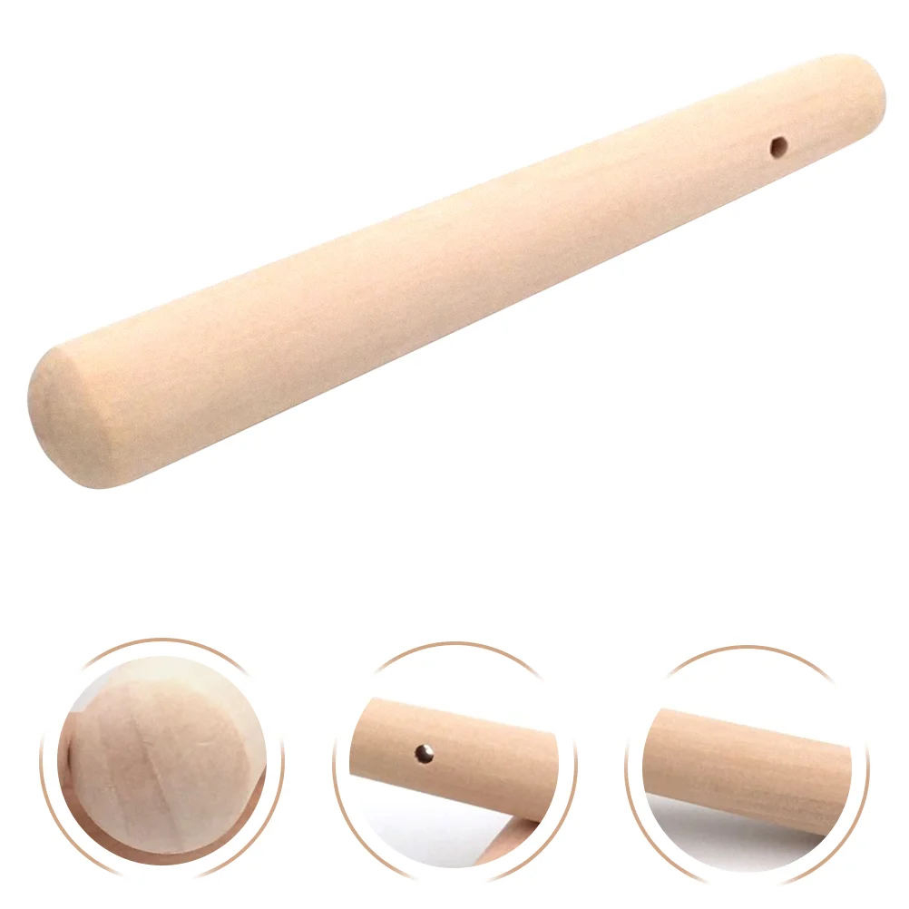 

5Pcs Manual Baby Complementary Food Grinding Rod Household Wood Pestle