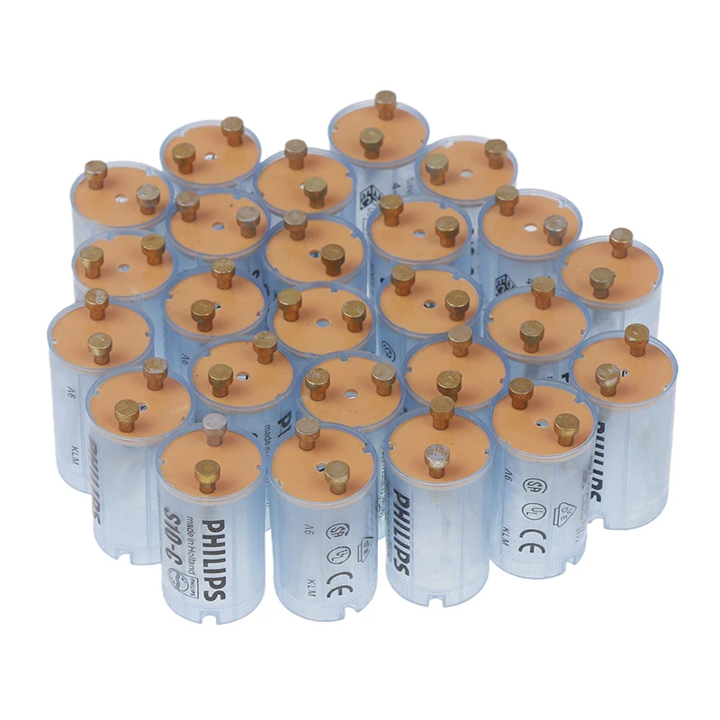 25 шт./кор. осветитель люминесцентная лампа стартер с конденсатором для прыжков