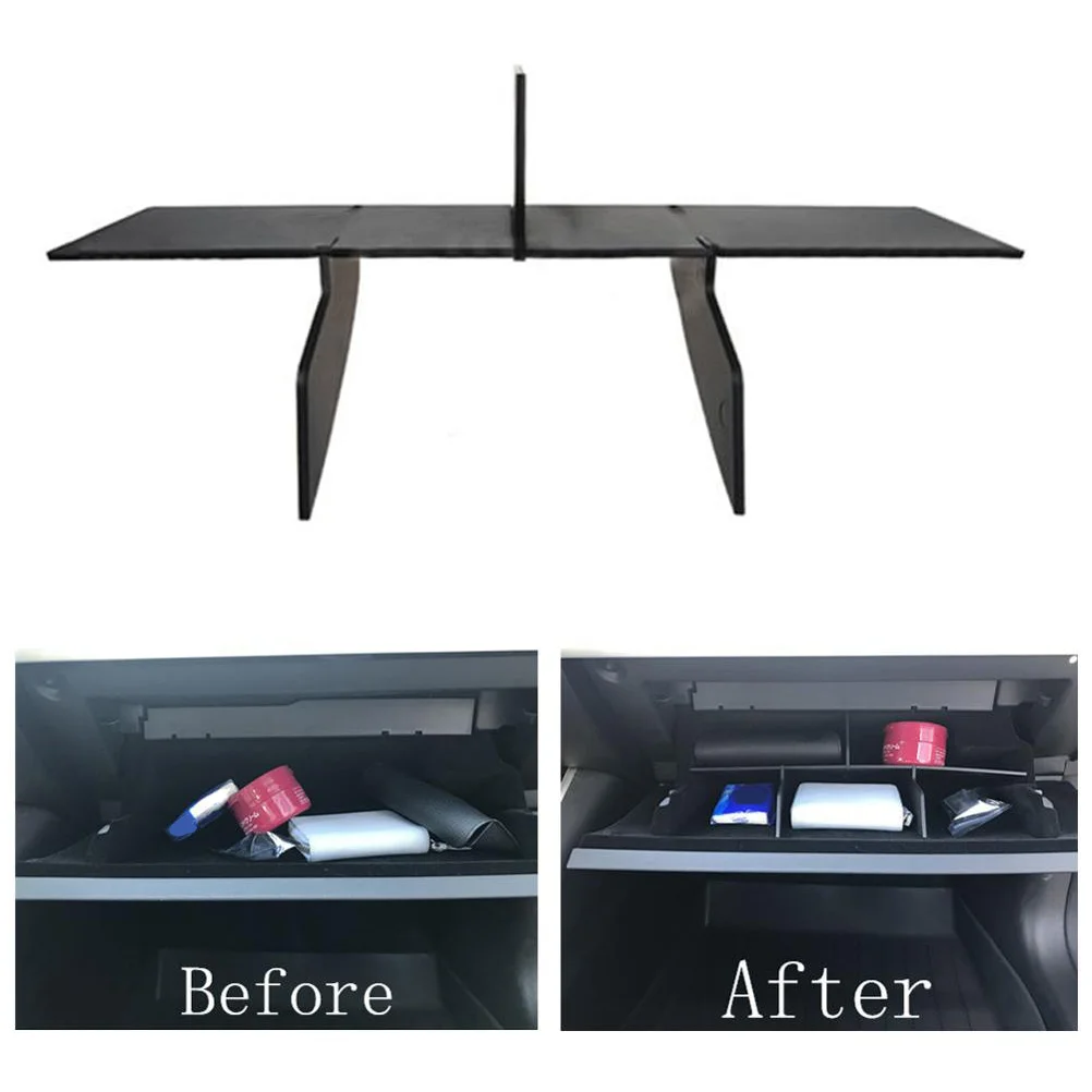 

1pc Multifunction Portable Useful Center Console Insert Box Glove Box Organizer Car Glove Box Divider