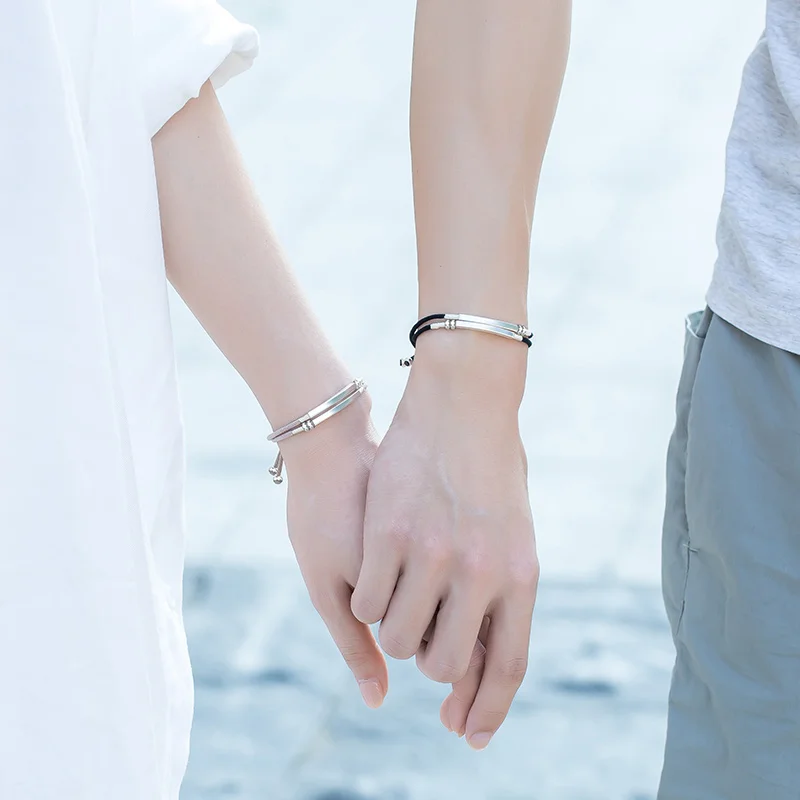 Браслет для пары пара браслетов пар девочек мужчин и женщин тканый ремешок из