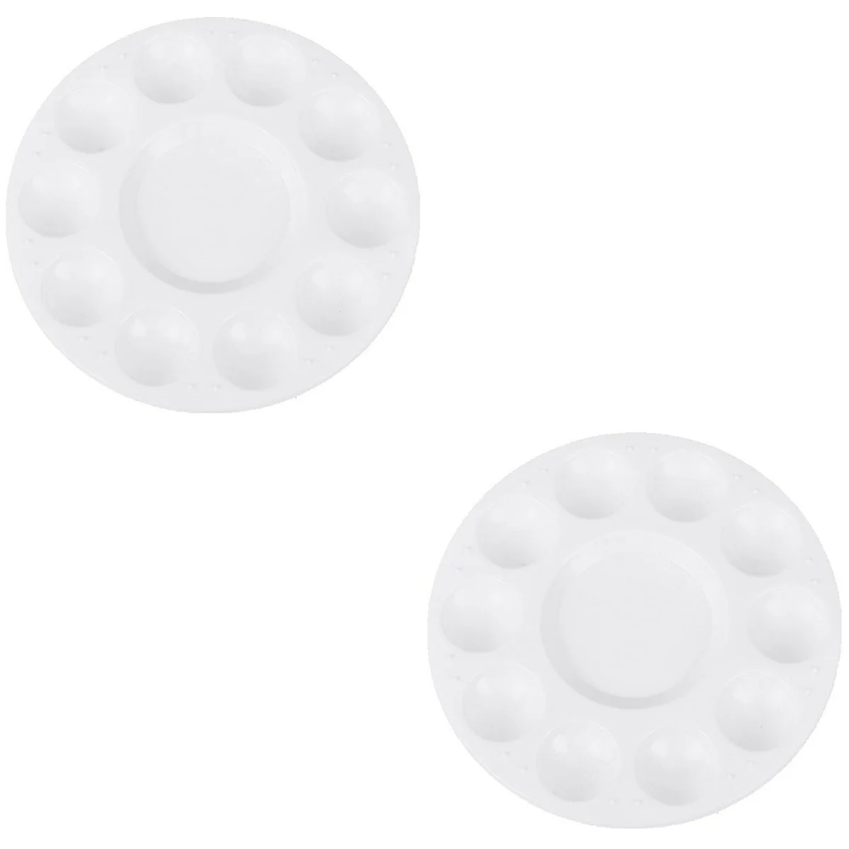 

24 Pcs Tray Palettes for DIY Craft Professional Painting (White)