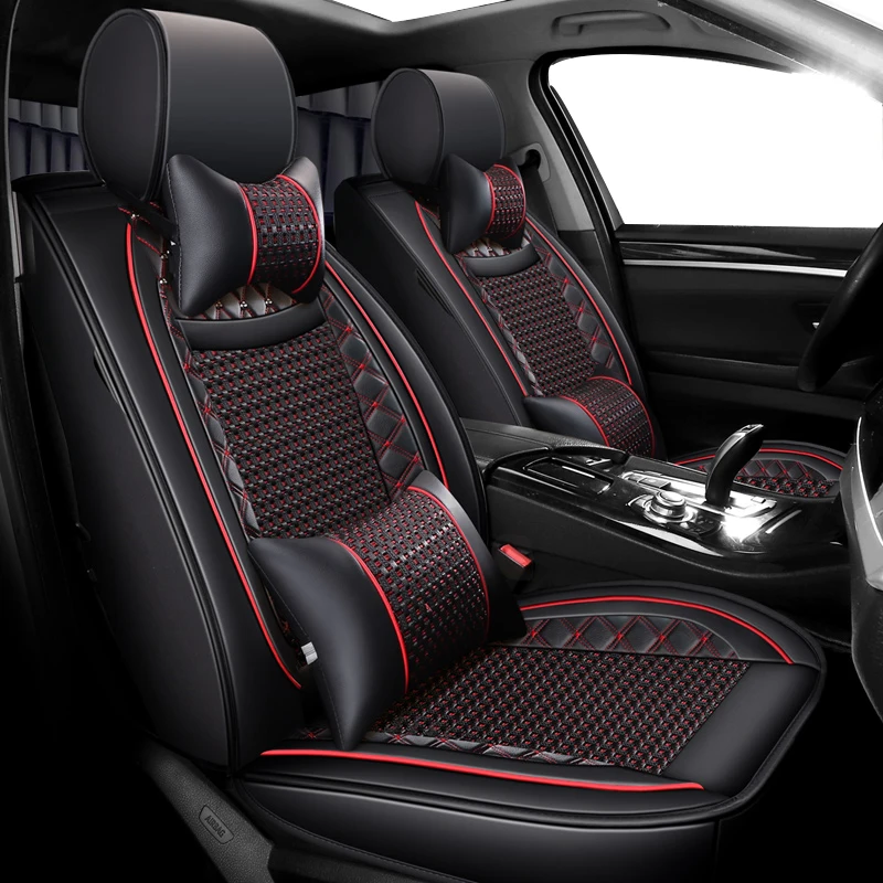 

Car Seat Covers For Infiniti Q50 QX30 Automobiles Accessories Interior Full Surrounded Protector Pad чехлы на сиденья машины