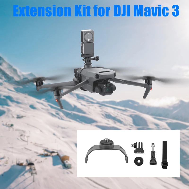 

for DJI Mavic 3 Top Extension Kit Drone Camera Fill Light Bracket Mount for DJI Action/Gopro/Insta360 Drone Accessories
