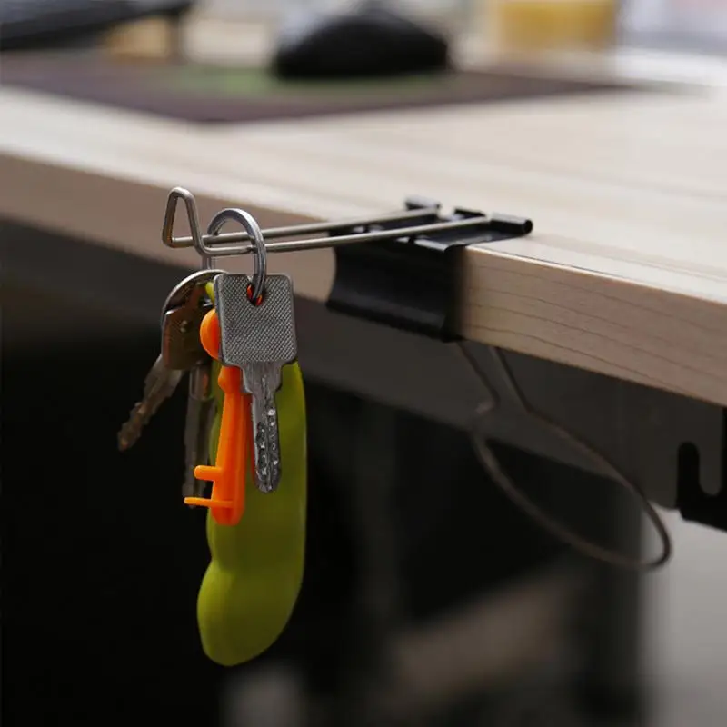 z klipsem na kubek biurko do miejsca pracy kubki kawy butelki wodę uchwyt ze stali nierdzewnej pulpit stacjonarny organizer