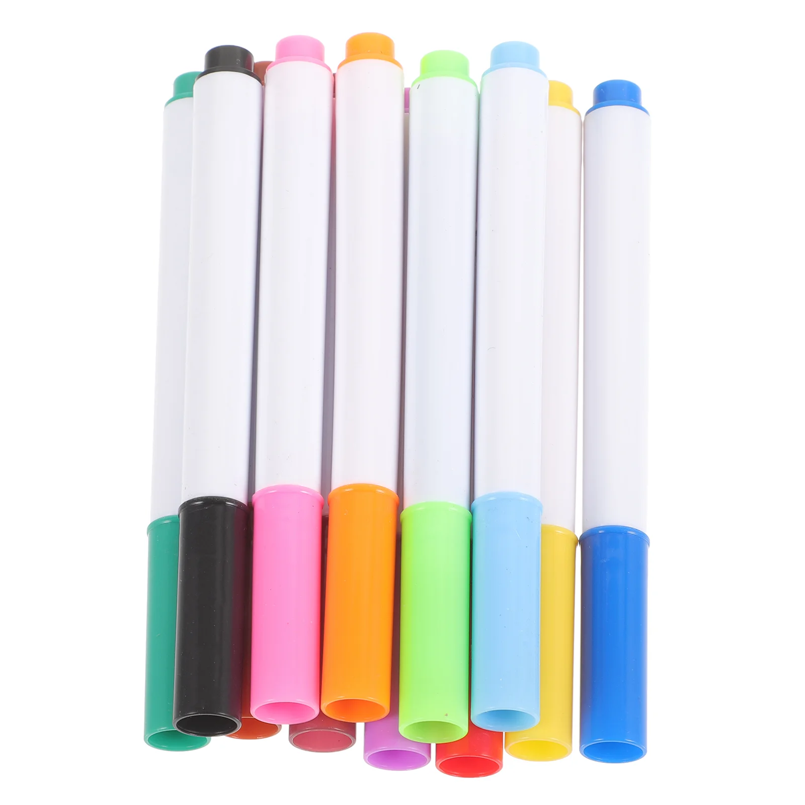 

12 Pcs Color Whiteboard Marker Pens Marking Teacher Dry Erase Markers Thin Rewritable Student Plastic Office School Classroom