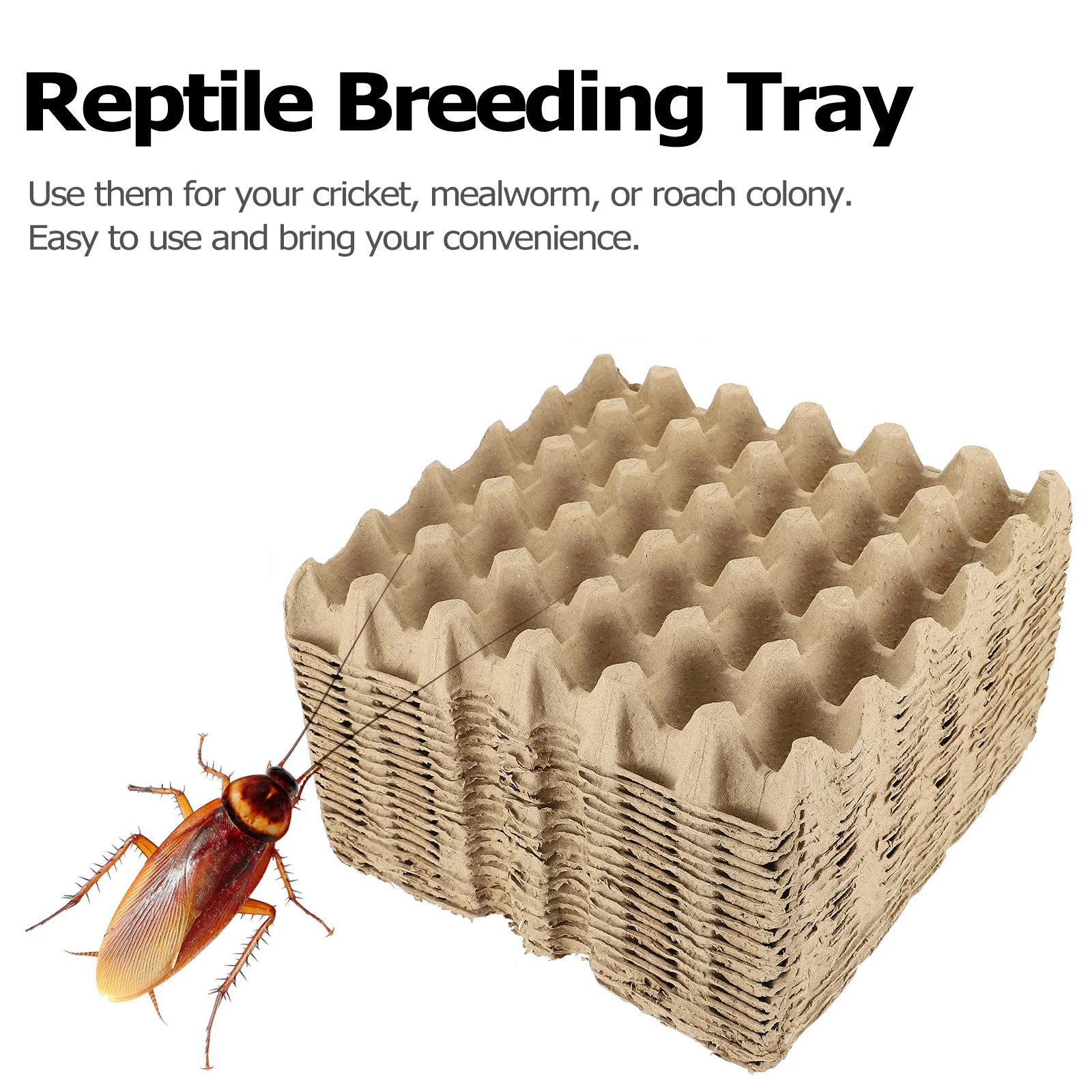 

20pcs 30-hole Practical Eco-friendly Insect House Egg Tray Insect Breeding Paper Cup