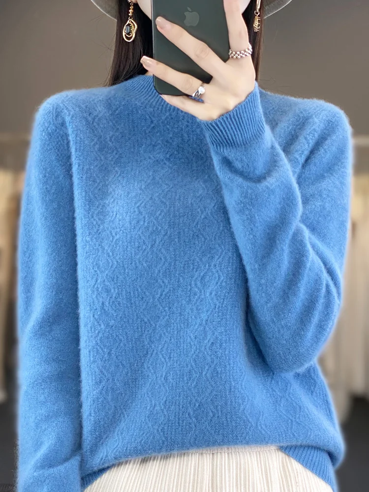 Рисунок 4 - Осенне-зимние женские пуловеры с ложным воротником