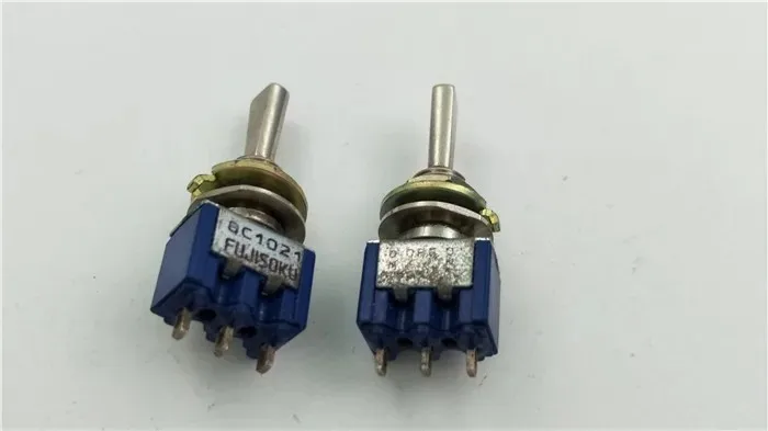 Б/у Fujitsu Fujisoku 8c10213-pin 3-ступенчатый кнопочный переключатель плоская ручка