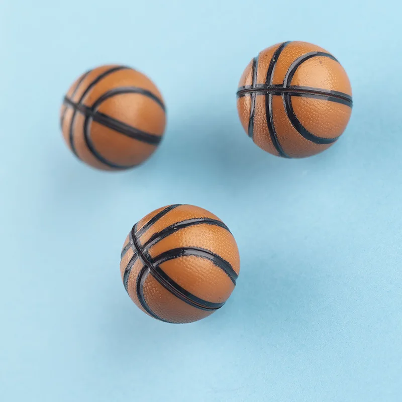 

3.5CM Plastic 3D Simulation Basketball Refrigerator Magnets Christmas Home Decoration Gift