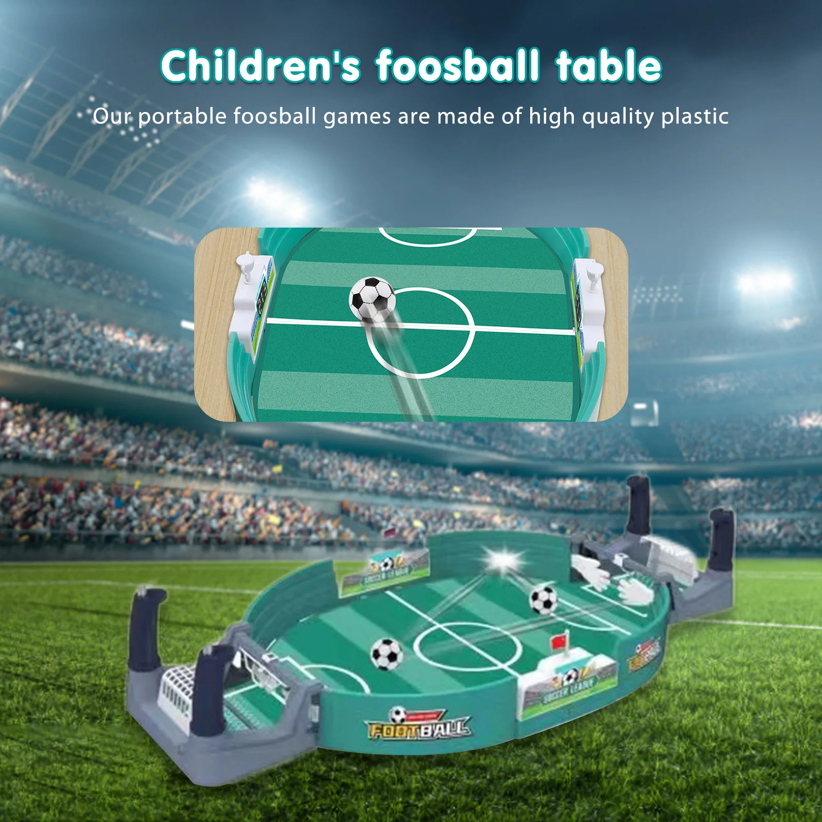 

Soccer Table Football Board Game For Family Party Tabletop Play Ball Soccer Toys Kids Boys Sport Outdoor Portable Multigame Gift