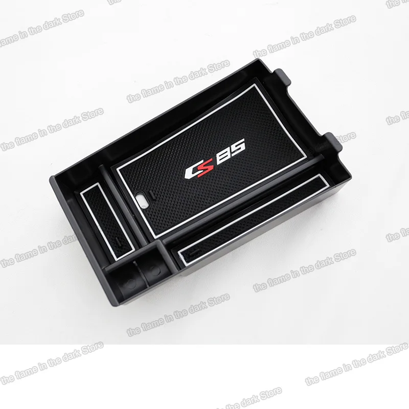 

black abs car armrest storage plate box for changan cs85 coupe 2019 2020 2021 center 2022 2023 organizer case accessories auto