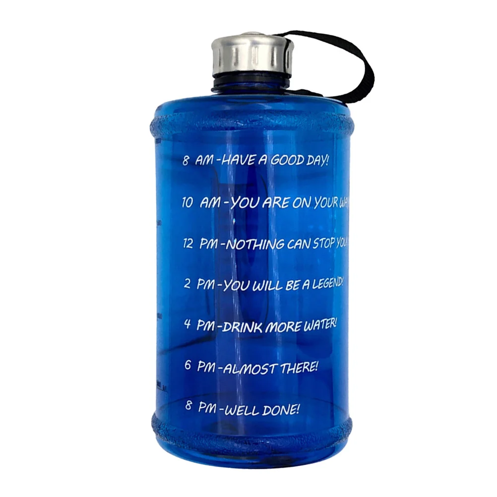 Купи 2.2L Sports Camping Bottle Wide Mouth Gym Workout Bottle Portable Sports Bottle Gallon Water Bottle Fitness Water bottles за 879 рублей в магазине AliExpress