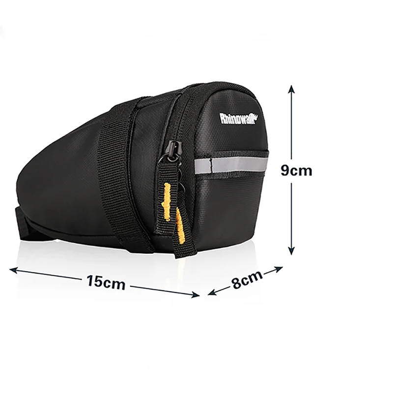 

Rhinowalk 2023 Bike Saddle Bag For Refletive Rear Large Capatity Seatpost MTB Bike Bag Accessories New Rainproof Bicycle Bag