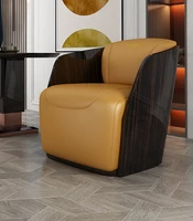italienische licht luxus freizeit leder sofa stuhl freizeit stuhl verhandlung stuhl einzigen haut sofa designer freizeit sofa