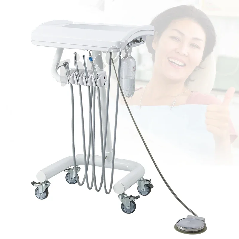 Портативная мобильная тележка De ntal микромоторный скалер