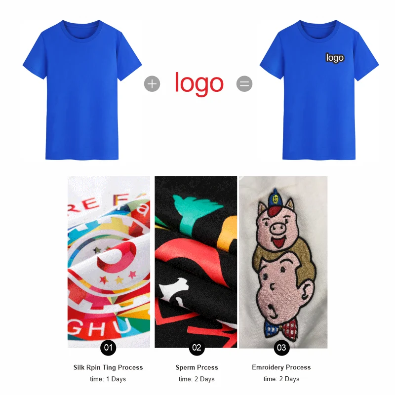 Фото 10 Colors Pure Cotton T Shirt Custom Logo Printing Men And Women Tops Personal Design Embroidery Company Brand ELIKE S-4XL 2022 №5