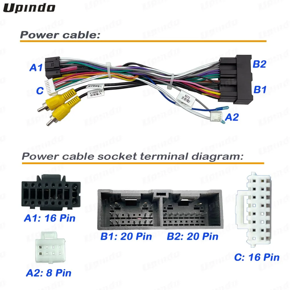 Аксессуары для Автомобильного головного устройства кабель питания жгут