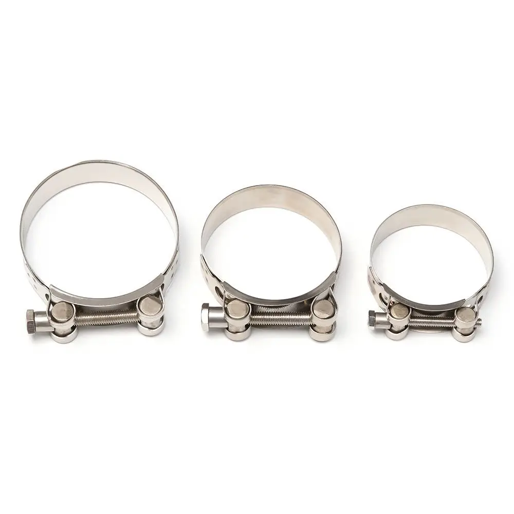 

1pc Powerful Sealing Welding Exhaust Repair Tool T Bolt Hose Clamps Stainless Steel Pipe Clip