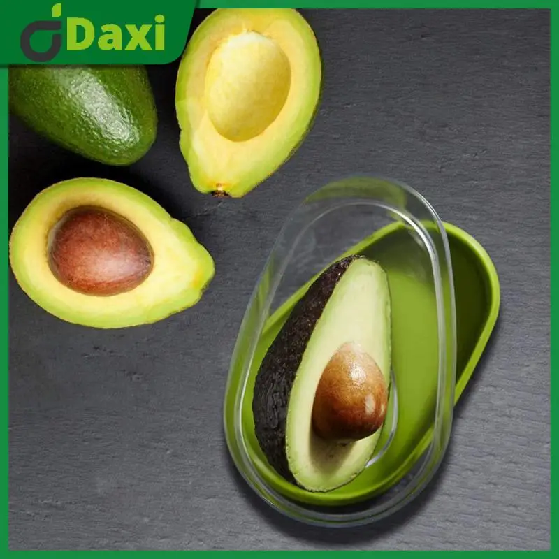 

1pcs Avocado Storage Box Convenient Practical Storage Box Food Preservation Snap-On Lid Avocados Keep Fresh Storage Container