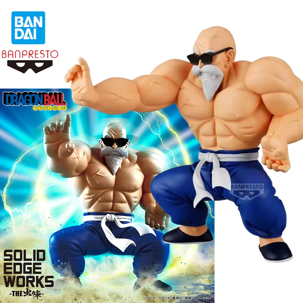 Фото Оригинальные фигурки BANDAI Dragon Ball Z Мастер Роши SOLID EDGE WORKS: Мускулистые персонажи в одежде, аниме-фигурки, игрушки, подарки, в наличии №1