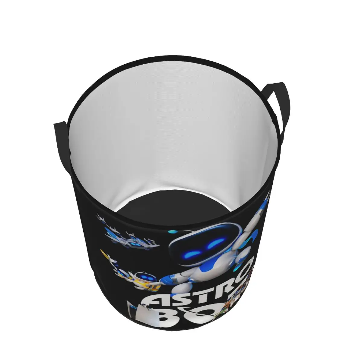 Изготовленная на заказ корзина для белья Astros Bots видеоигр складная детская