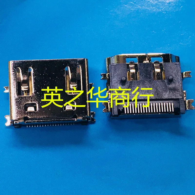 

30 шт. Оригинальный Новый HDMI 19P женский интерфейс высокой четкости разъем типа A четыре фиксированных контакта Полный патч