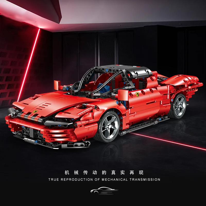 Высокотехнологичные модели спортивного автомобиля Formula One строительные блоки 1000