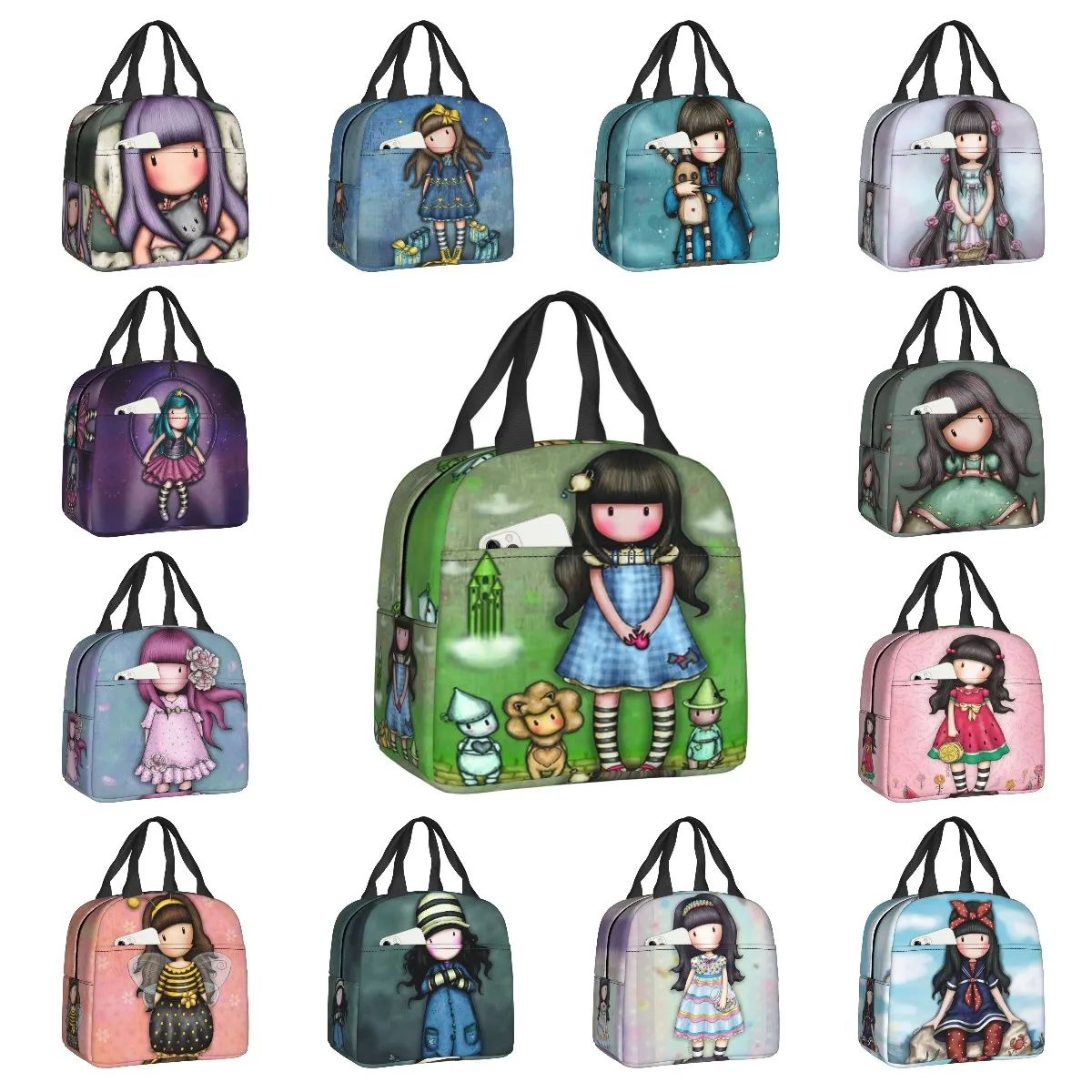 

Custom Goliath Doll Lunch Bag Men Women Thermal Cooler Insulated Lunch Boxes for Children School