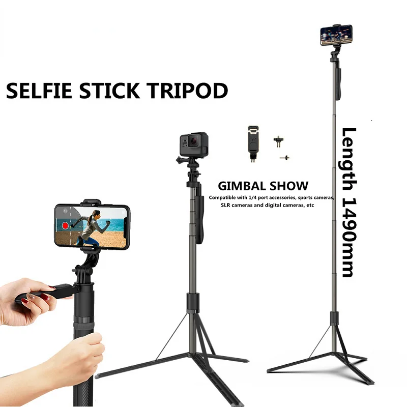 

New selfie stick anti-shaking mobile phone holder Bluetooth live photo beauty magic device fill light multifunctional tripod