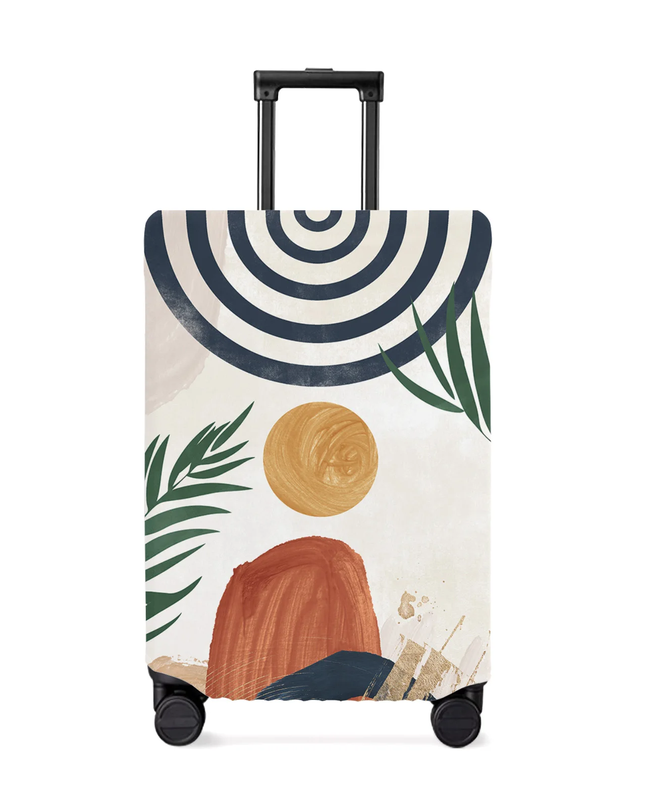

Boho Modern Geometric Abstraction Travel Luggage Cover Elastic Baggage Cover Suitcase Case Dust Cover Travel Accessories