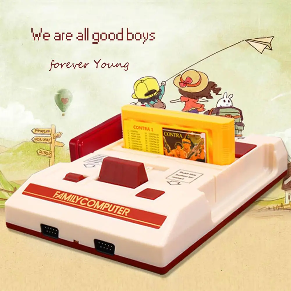 

Family Computer Game Console Nes Wireless Famicom Classic Console FC Built In Retro 1000 Games TV Games Player With Two Gamepad