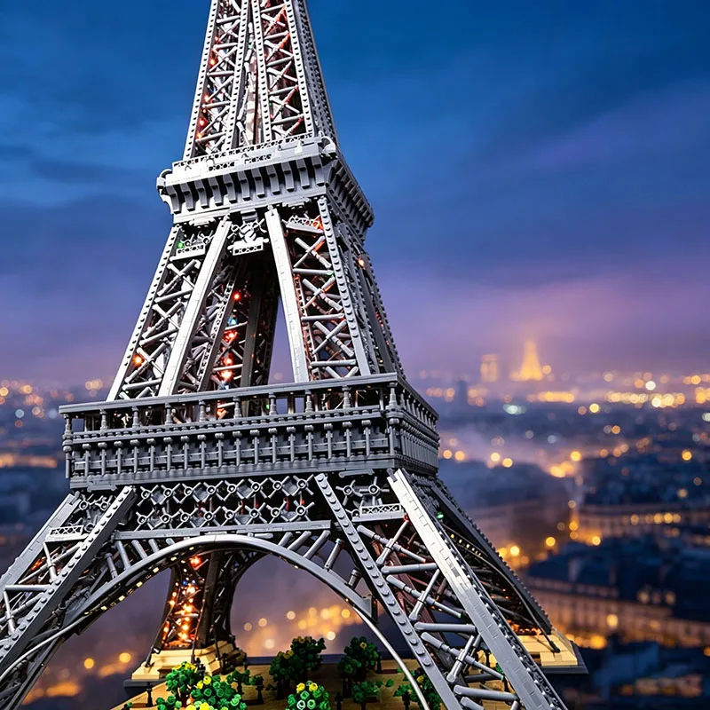 Фото Комплект светодиодных ламп для LEGO Eiffel Tower 10307, набор аксессуаров для конструктора, игрушки для самостоятельной сборки, рождественский подарок (модель в комплект не входит) №1