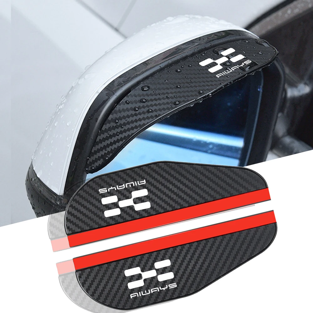 

for AIWAYS U5 U6 U7 2pcs car Rearview mirror Carbon fiber Rain car accessories