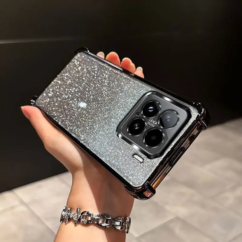 Фото Чехол для Xiaomi 17T Pro / Xiaomi 17T / Xiaomi 17T Pro, градиентный, блестящий, силиконовый, противоударный чехол-накладка №5