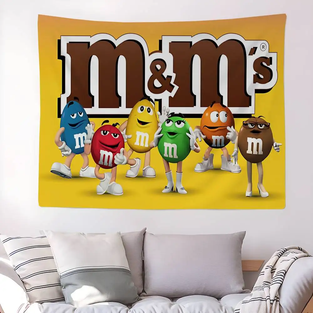 Фото Настенный гобелен Candy C-Chocolate MMS, красочный, в богемном стиле, с мандалой, декор для стен №1