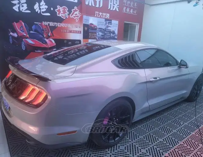 

For Ford Mustang GT500 Bright Black Spoiler High Quality ABS Carbon Fiber Wing Trunk Spoiler 2015 2016 2017 2018 2019 2020 2021