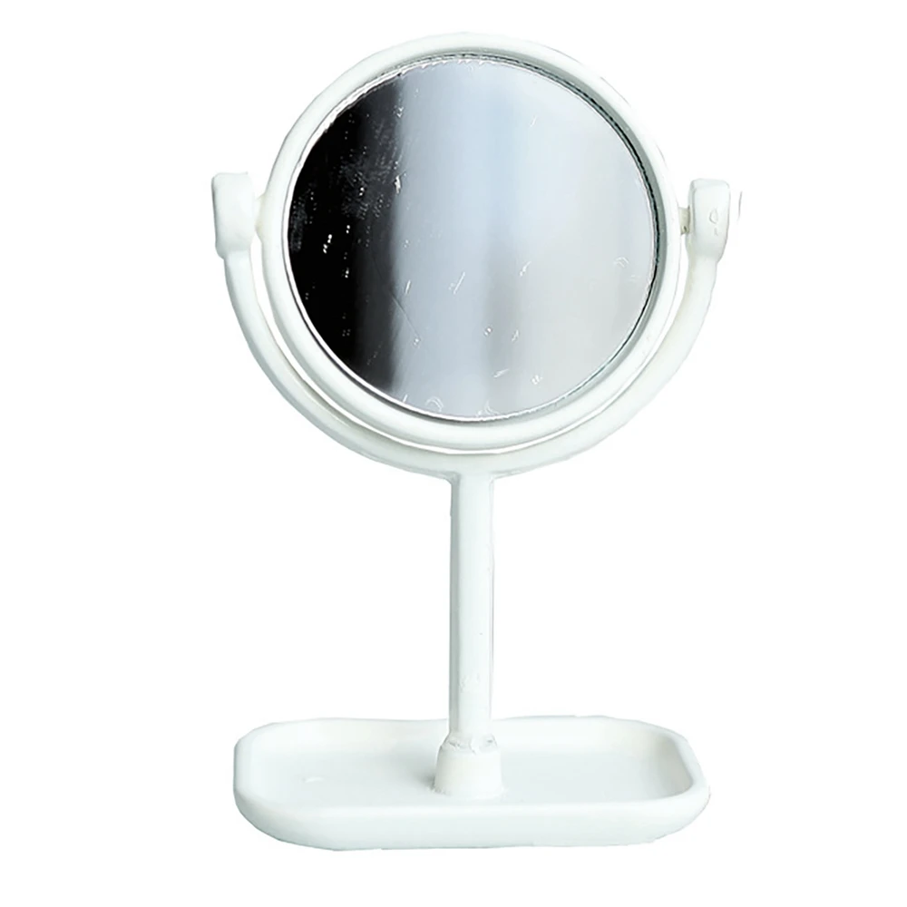 

1/6 зеркало для кукольного домика, миниатюрная мини-кукла, модель мебели для спальни, украшение для кукольного домика, аксессуары, белый цвет