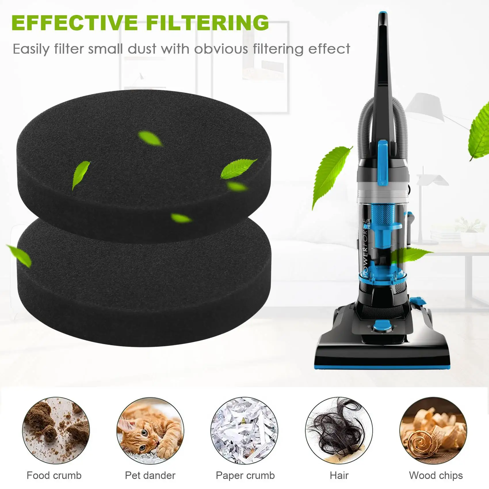 4 шт. фильтр предварительного двигателя для Bissell Powerforce Helix без мешка Вертикальный