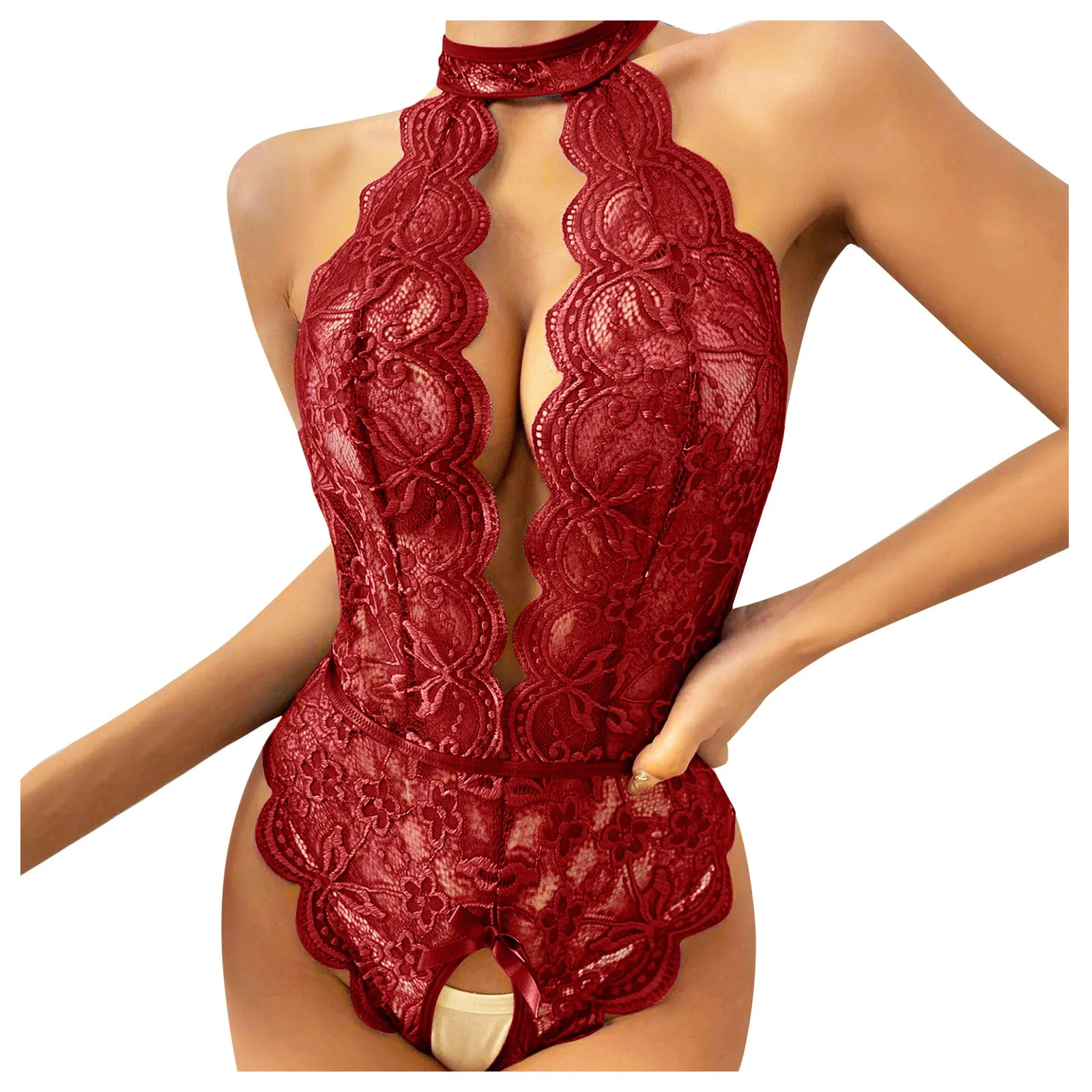 Горячее сексуальное нижнее белье для женщин кружевной прозрачный открытый