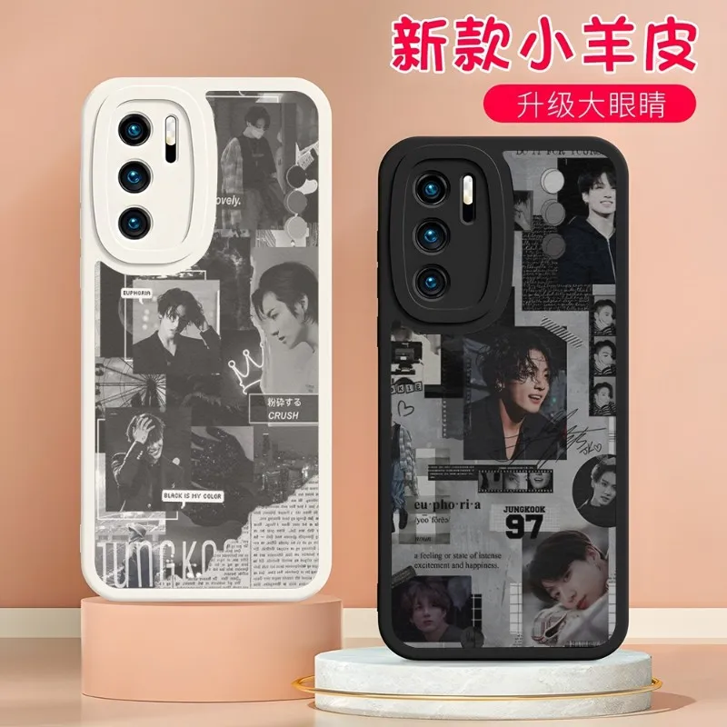 

Молория Jungkook K pop женская для Oppo A52 A55 A57 A92 A93 A93S A96 REN PRO SE Plus K10 FIND X3 X5 A97 из шкуры ягненка E
