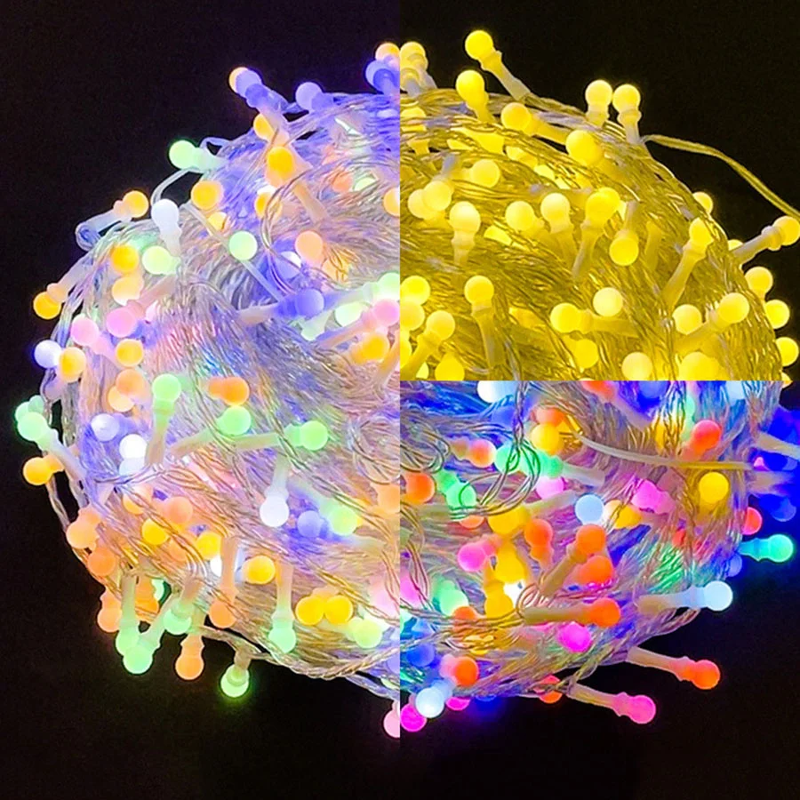 Рождественская гирлянда меняющая цвет 50 м