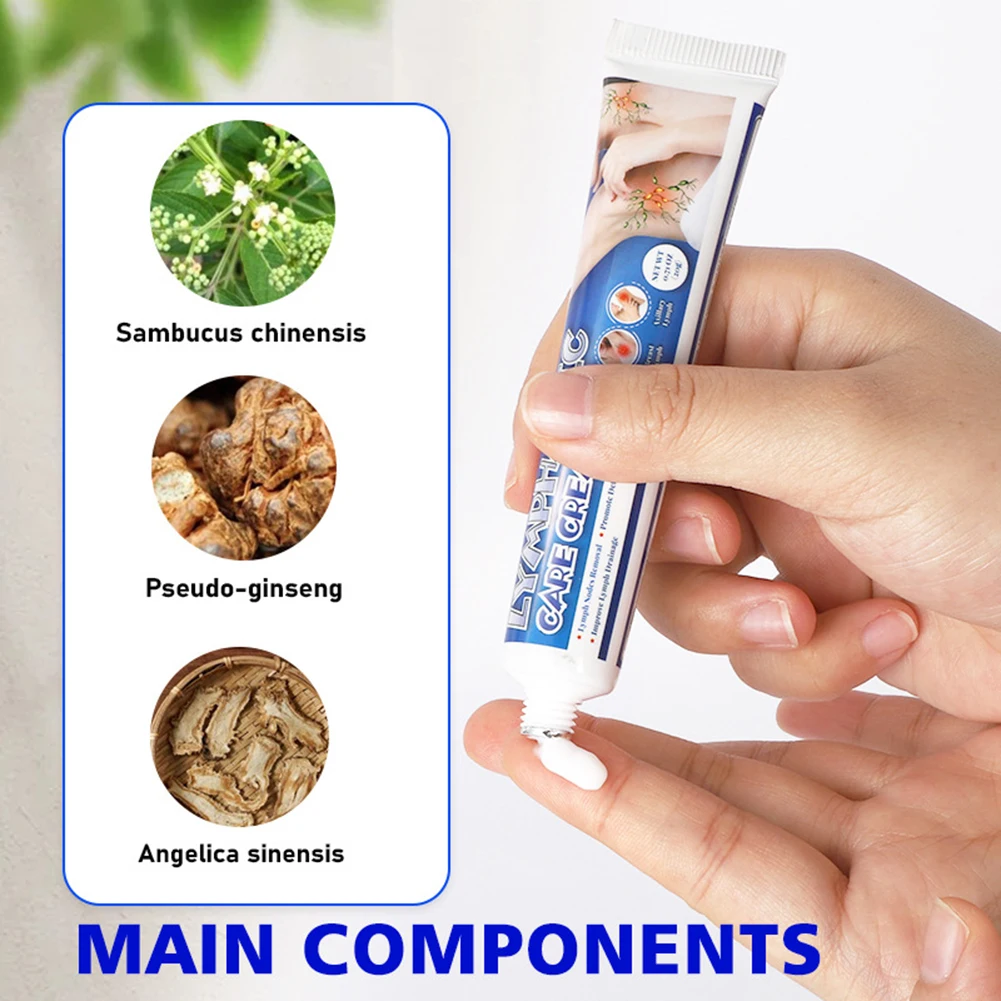 

1pcs Lymphatic Detox Cream Breast Armpit Anti-Swelling Lymph Node Treatment Ointment Reduce Fat Accumulation Health Care